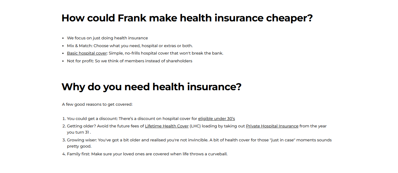 Frank Health Insurance Gap Cover Frank Health Insurance Gap Cover