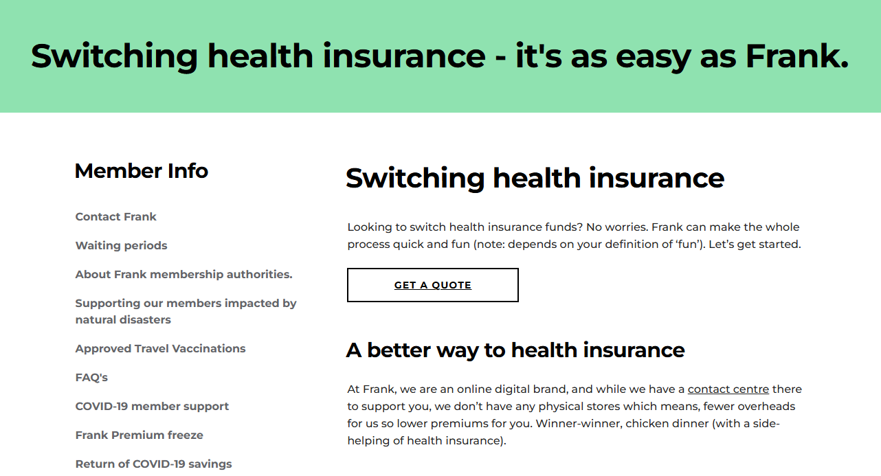 How to Switch my Health Insurance to Frank Health Insurance How to Switch my Health Insurance to Frank Health Insurance