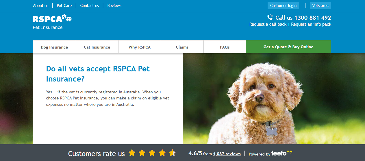 RSPCA Pet Insurance Pricing vs. Value for Money